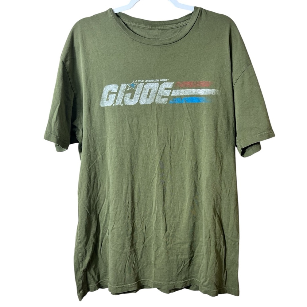 G.I. Joe Graphic Tee Army Green‎ Men’s Large | Retro Military Streetwear Grunge
